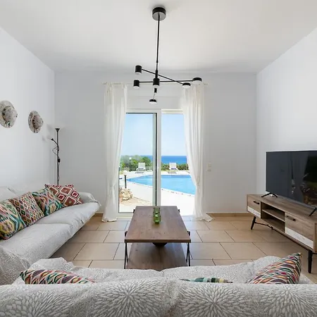 Melodia, 4 Bedroom With Private Pool Villa Líndos