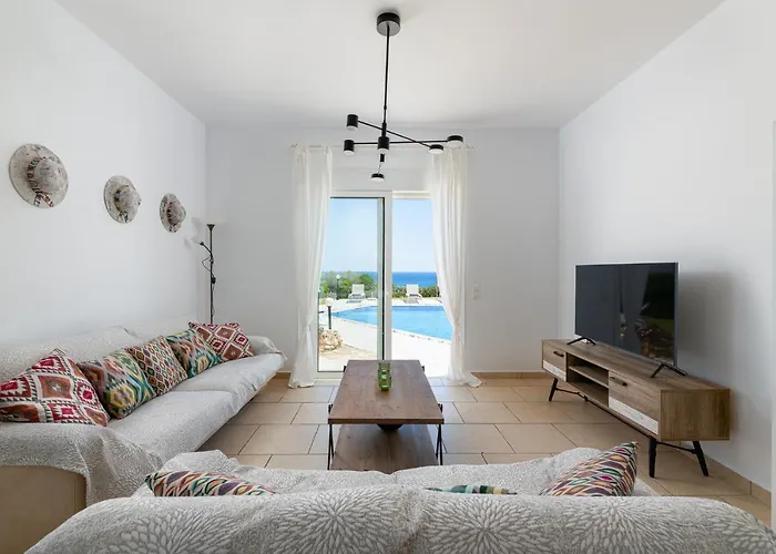 Melodia, 4 Bedroom With Private Pool Villa Líndos